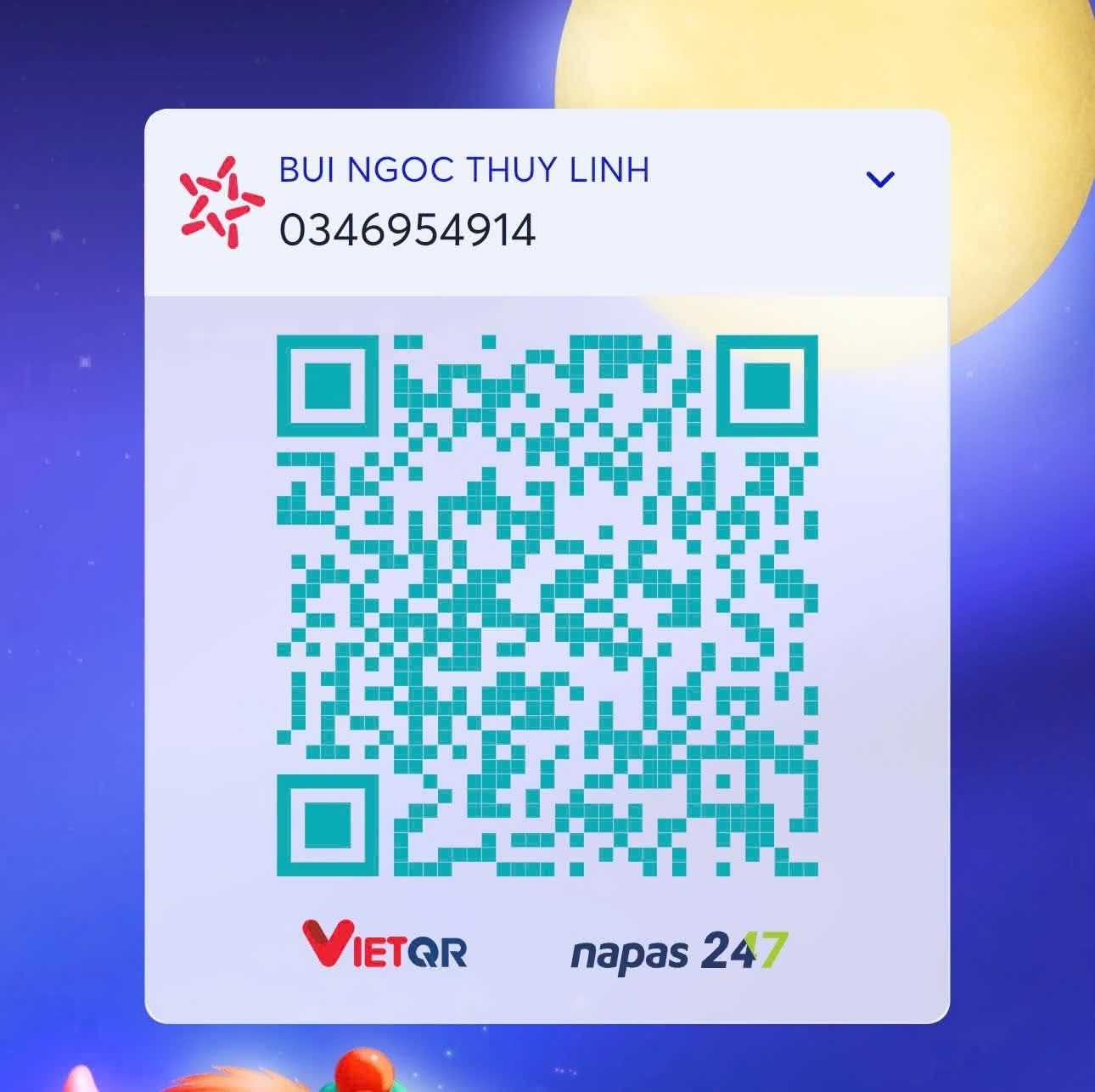 QR chuyển khoản cô dâu